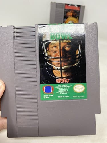 Tecmo Bowl Football and Baseball (Nintendo Entertainment System Cartridge Only — photo 3