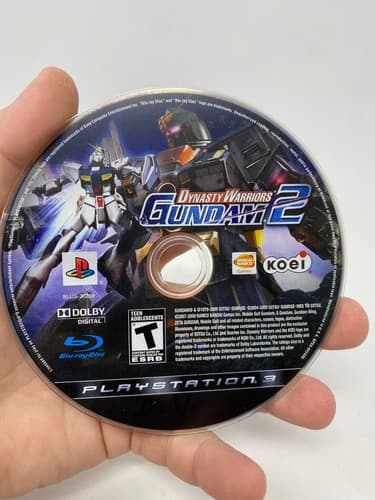 Dynasty Warriors: Gundam 2 Sony PlayStation 3 PS3 2009 Tested Disc ONLY