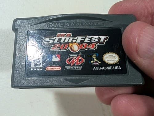 MLB Slugfest 2004 (Game Boy Advance, 2003) , Cartridge Only Tested — photo 2