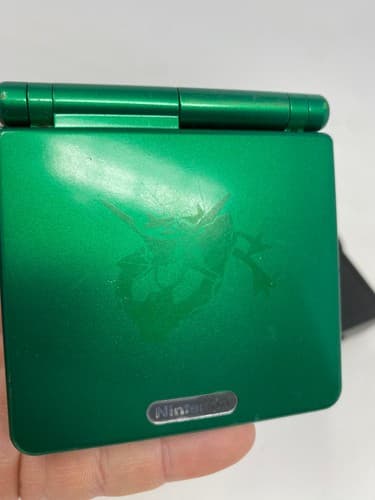 Gameboy Advance SP Rayquaza Edition Pokemon Center GBA Authentic Japan — photo 2