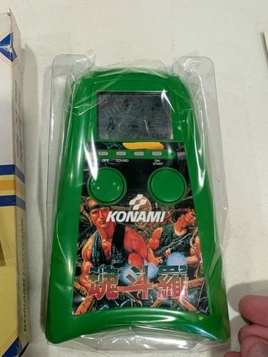Konami Contra Handheld LCD Game 1989 New Open Box Rare — photo 8