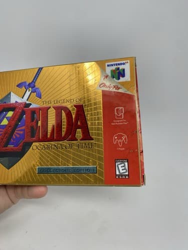 Legend of Zelda: Ocarina of Time - Collector's Edition (N64) - Manual Box & Game — photo 3