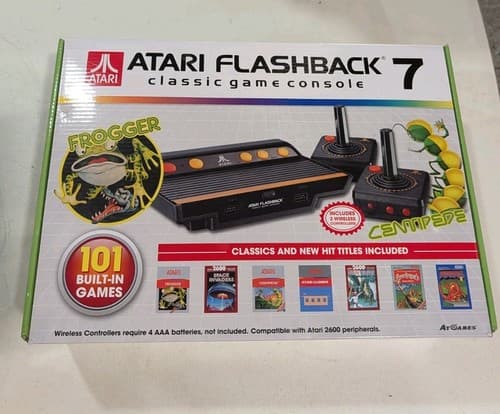 Atari Flashback 7 Classic Video Game Console Deluxe 101 Built In Games