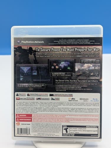 Armored Core: Verdict Day (PlayStation 3, PS3) Tested — photo 2