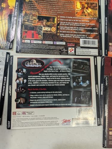 Lot of 9 PS1 Case Artworks - Alone In The Dark, Darkstone, Casper, The Mummy — photo 5