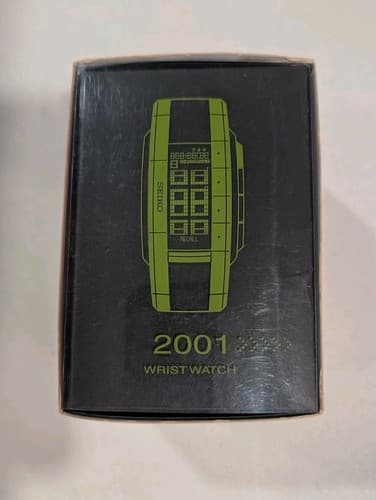 Seiko Final Fantasy Spirits Within Limited 2001 Digital Watch w/ Box and Manual — photo 4