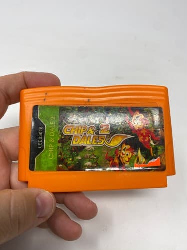 Chip n Dale 2 Russian NewGame Dendy Famicom Cartridge Orange LEE03018 Unofficial — photo 2