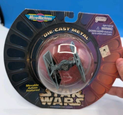 Star Wars Micro Machines Die-Cast X-Wing starfighter & Tie Fighter - New — photo 3