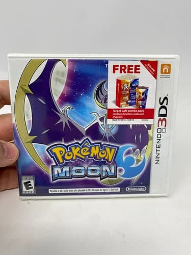 Pokemon Moon Nintendo 3DS NEW SEALED Target Cafe Combo Pack Promo Sticker 2016