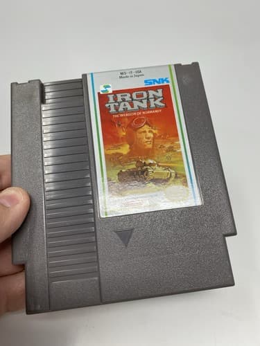 'IRON TANK' Nintendo NES Video Game Cartridge ONLY - Authentic, Tested — photo 4