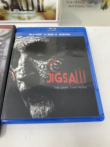Saw Dvd/blu Ray Lot 1-4 & Jigsaw Some With Slipcoves . Very Good! Ships Fast — photo 6
