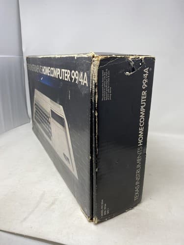 NEW Vtg Texas Instruments TI-99/4A Home Computer BAGGED IN ORIGINAL BOX ** NOS — photo 2