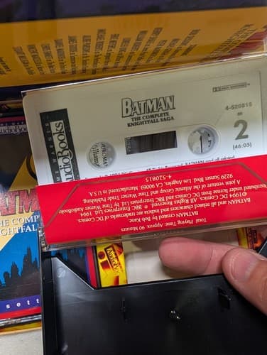 Batman: Complete Knightfall Saga Audiobook 2 Cassette Tapes 1994 PROMO Full Cast — photo 4