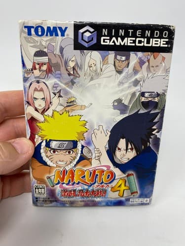 TOMY Naruto 4 Nintendo GameCube Fighting Anime NTSC-J No Manual Included 2005