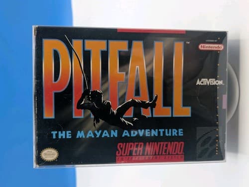 Pitfall: The Mayan Adventure (Super Nintendo SNES) Complete Authentic Tested — photo 3