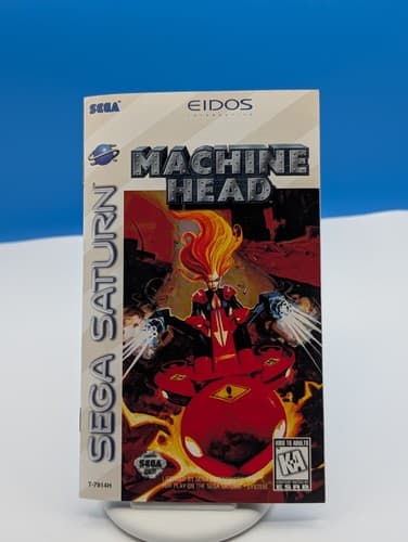Machine Head (Sega Saturn Eidos 1996) CIB Complete with Reg Card Tested & Works! — photo 4