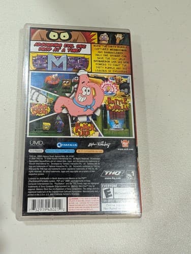 SpongeBob SquarePants: The Yellow Avenger (Sony PSP, 2006) CIB — photo 2