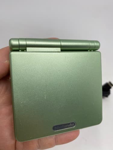 【Excellent】Nintendo GameBoy Advance SP Pearl Green GBA Console #RET08/0603/02 — photo 2