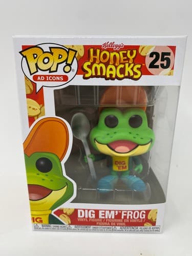 Funko Pop! 2018 Ad Icons Kellogg's Honey Smacks 25 Dig em' Frog Vinyl Figure
