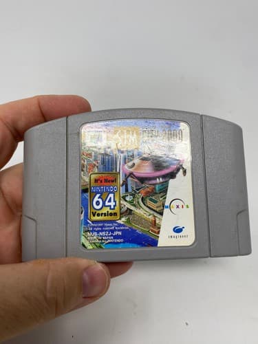 SimCity 2000 Nintendo 64 N64 Japanese Import Cartridge Only NTSC-J NUS-NS2J-JPN — photo 2