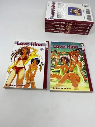 Love Hina Manga Volume 1-6 Ken Akamatsu Tokyopop 2002/2003 English — photo 8