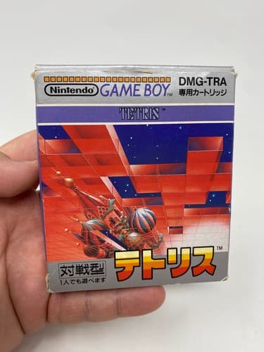 Tetris Early Edition Minuet Ver. Nintendo Game Boy 1989 DMG-TRA Rare US Seller