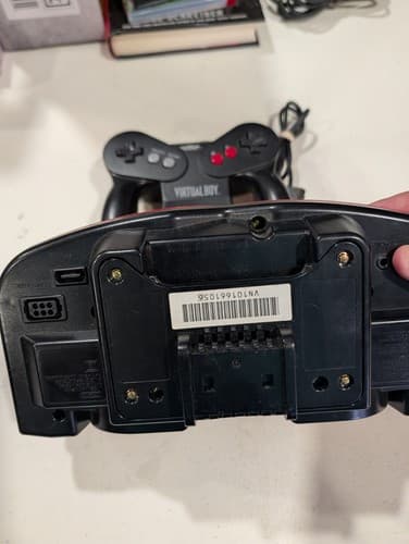 Nintendo Virtual Boy Console Head And Controller Only -UNTESTED FOR PARTS REPAIR — photo 3