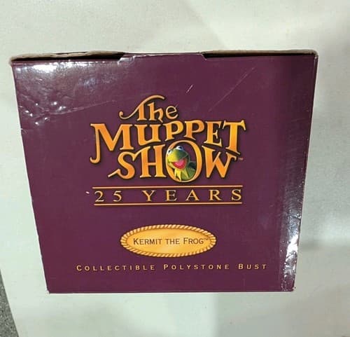 Muppet Show KERMIT Collectible Polystone Bust 2003 Sideshow Weta — photo 7