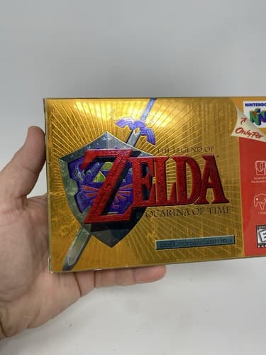 Legend of Zelda: Ocarina of Time - Collector's Edition (N64) - Manual Box & Game — photo 2