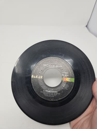 Lot Of 5 Tyrone Davis 45 Records Vinyl - All You Got, This I Swear Etc — photo 5