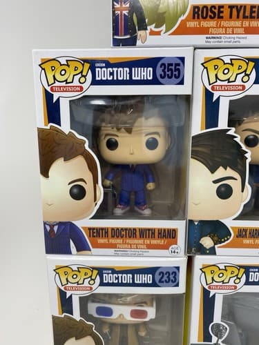 Lot of 5 Funko Pop Doctor Who Rose 295 Jack 302 K-9 300 Tenth 233 355 Exclusives — photo 3