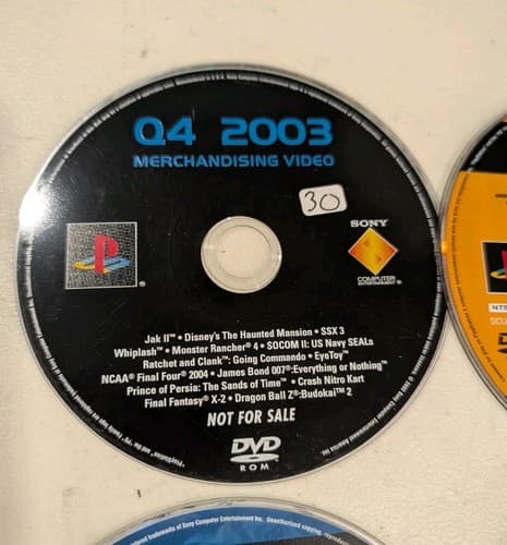 Lot of 5 Sony PlayStation 2 PS2.Kiosk & Merchandise Discs Rare — photo 3