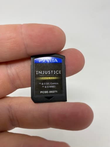 Injustice: Gods Among Us Playstation Vita - Cart Only - Tested/Working — photo 2