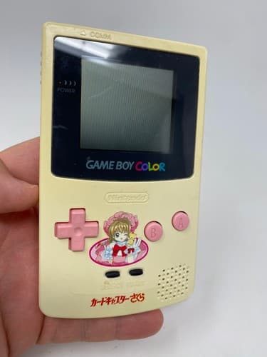 Nintendo Game Boy Color Cardcaptor Sakura CGB-001 CGB-CWP-JPN Loose Cream/Pink