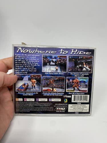 WWF Smackdown 2 Know Your Role PS1 Black Label Sony PlayStation 1 2000 Tested — photo 3