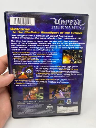 Unreal Tournament (Sony PlayStation 2) PS2 Complete CIB Tested — photo 6