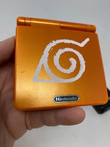 Nintendo GameBoy Advance SP NARUTO Limited Edition Tested GBA AGS-001 — photo 5