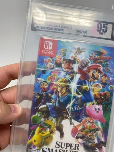 Super Smash Bros Ultimate Nintendo Switch Sealed New VGA 95 MINT Graded — photo 5