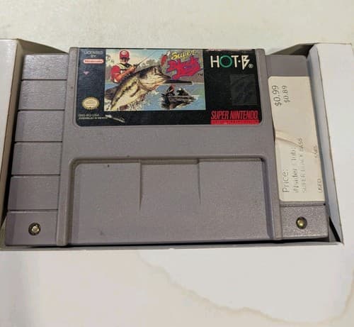 Lot Of 2 SNES Fishing Games Complete CIB Tested - Black Bass, Bassin's & Super — photo 9