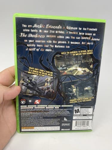 The Darkness (Microsoft Xbox 360, 2007) CIB Complete In Box 2k Tested — photo 5
