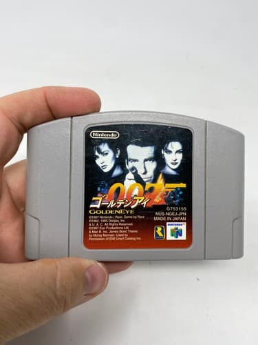 GoldenEye 007 Nintendo 64 N64 Japanese Import Cartridge Only NTSC-J NUS-NGEJ-JPN