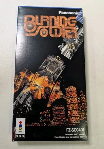 Burning Soldier (3DO, 1994) Long Box w/ Disc & Jewel Case - No Manual - Tested