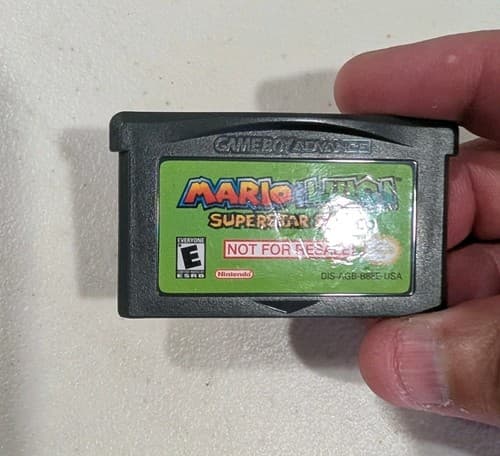 Mario & Luigi Superstar Saga Not For Resale NFR GBA Game Boy Advance Cart Tested — photo 2