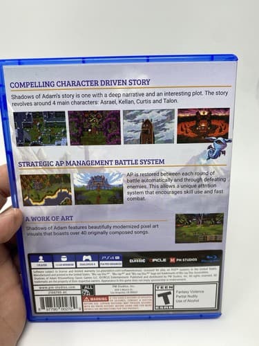 Shadows of Adam Playstation 4 PS4 Game And Case Authentic Tested — photo 2