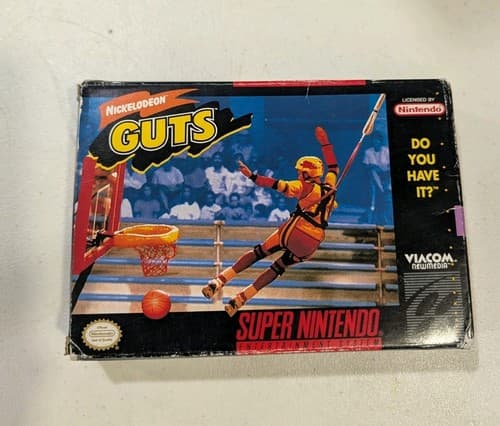 Nickelodeon Guys Super Nintendo SNES - Game, Box, Manual, Complete Tested