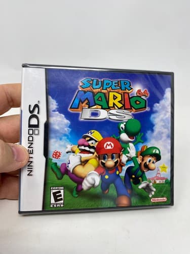 Super Mario 64 DS Nintendo DS NEW SEALED First Print Red Nintendo Logo USA — photo 2