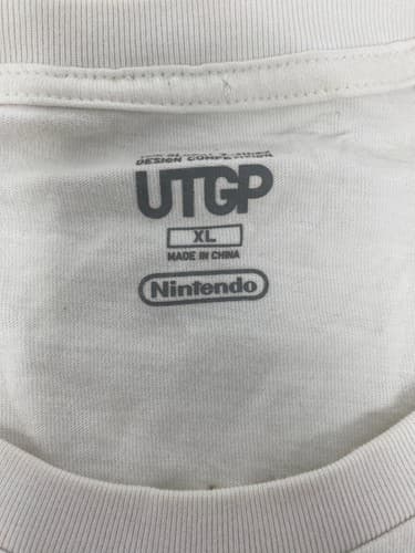 UNIQLO UTGP Nintendo Super Mario Luigi Warp Pipe Pocket T-Shirt White — photo 3