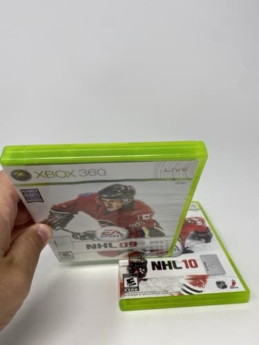 Lot of 2 Xbox 360 Games NHL 2009 2010 CIB Complete In Box — photo 5