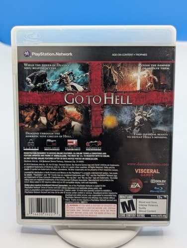Dante's Inferno Divine Edition PS3 CIB Complete Manual Tested PlayStation 3 — photo 2