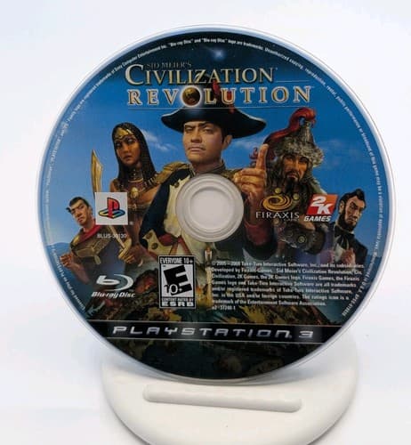 Sid Meier's Civilization Revolution PS3 PlayStation 3 Disc Manual Tested — photo 6